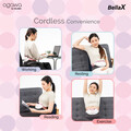 [Apply Code: 6TT31] OGAWA BellaX Slimming & Heating Belt With Vibration Massager (Rose White)*